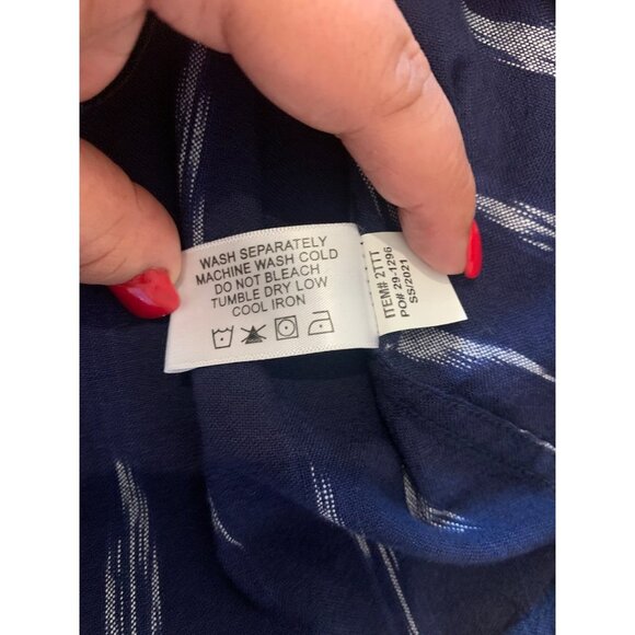 Orvis Blue Classic Fit Short Sleeve Button Up Shirt Size XXL - Picture 8 of 11